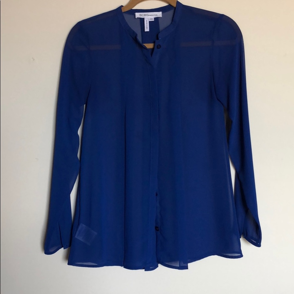 Pleated blouse
